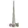 Winds Trading Ahlan UAE Metal Burj Khalifa Extra Small Silver