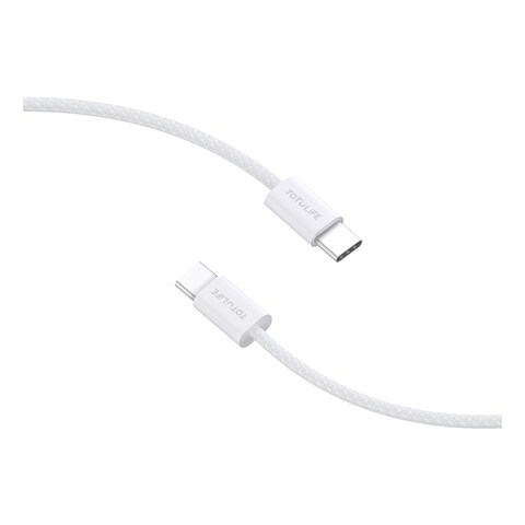 TotuLife PD SB-C Data Sync And Charging Cable White 2m 60W