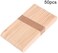 Generic 50Pcs Wooden Ice Cream Popsicle Sawtooth Sticks Diy Crafts Toy Party Supplies Inserts Handmade