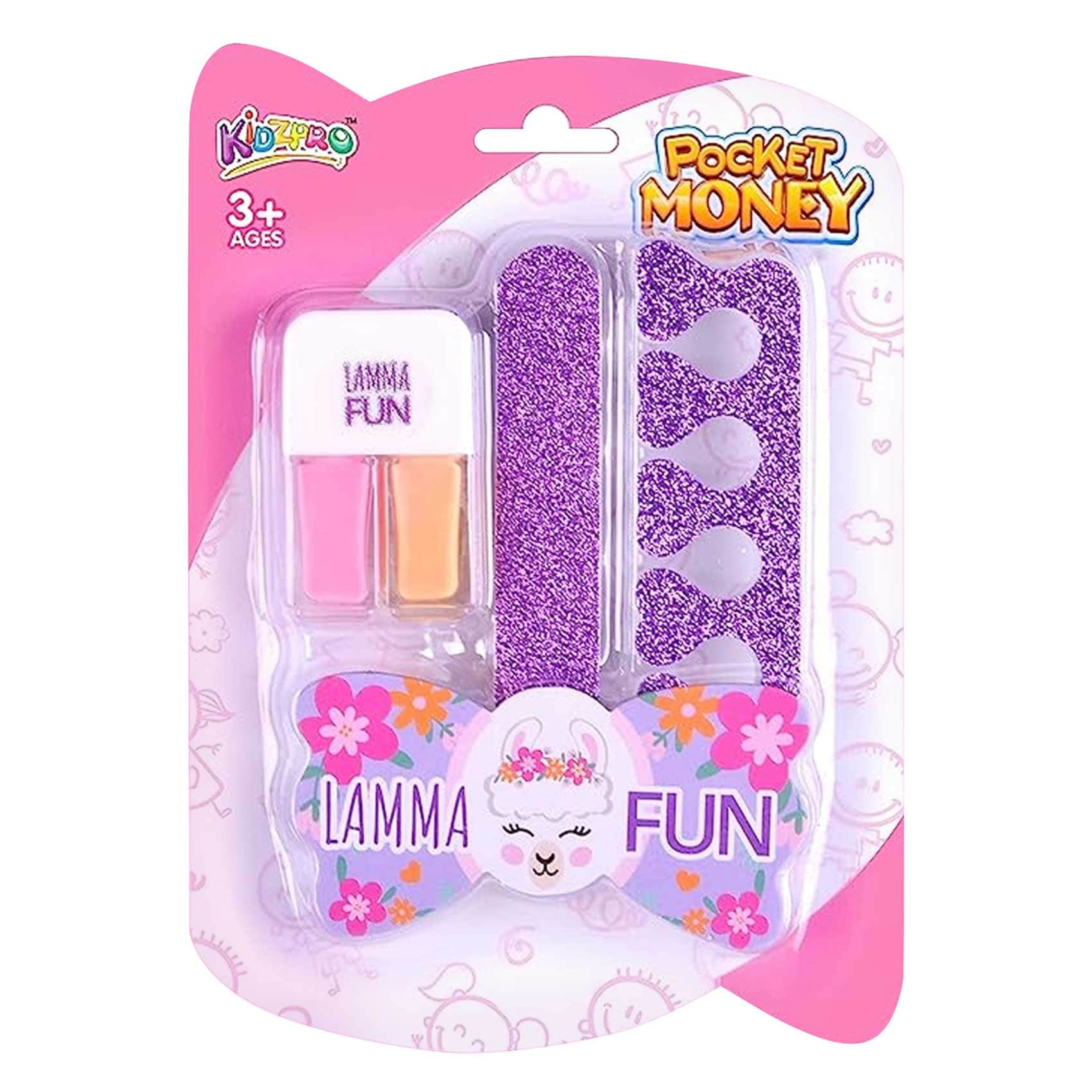 Buy Kidzpro Sc 2108S Pocket Money Lamma Fun Nail Set 3 Years