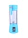 Generic Mini Portable Electric Juicer Uue0015T-Blue Blue/Clear