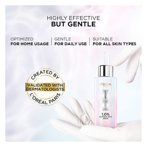 L&#39;Oreal Paris Glycolic Bright Acid Instant Glowing Face Serum 30ml