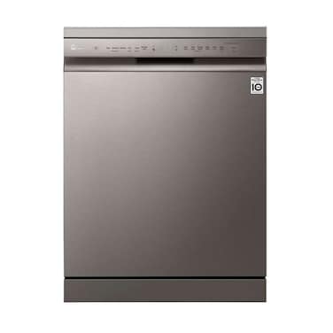 LG 8 Prograams 14 Places free standing Dishwasher Inverter Direct Drive Silver DFB512FP