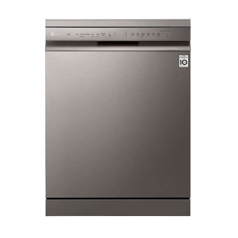 LG 8 Prograams 14 Places free standing Dishwasher Inverter Direct Drive Silver DFB512FP