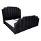 In House Taj Velvet Bed Frame - King - 200x200 cm - Black