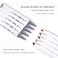 Decdeal - 60 Colors Markers Dual Tip Marker Pen Sketching Writing Painting Underlining Marker Artist Drawing Double-Ended Art Markers with Storage Case