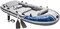 Intex Excursion Inflatable Boat Set With Aluminium Oars And Pump, 5 Person