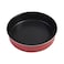 صينية فرن تيفال مينيت دائرية - مقاس 26 - احمر