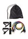 Generic 11-Piece Tpr Pull Rope Fitness Exercises Resistance Bands Cross Fit Strength Training Belt Body Multifunctional Gym Set 23cm