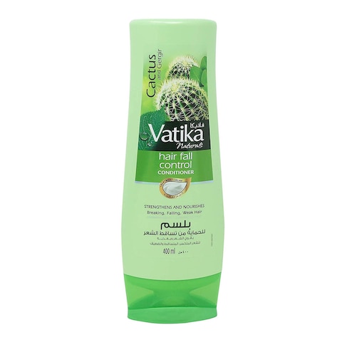 Buy Dabur Vatika Naturals Hair Fall Control Conditioner Enriched With Cactus And Gergir 400ml in Saudi Arabia