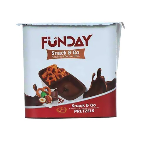 Funday Snack &amp; Go Pretzels with Hazelnut Cream and Cocoa