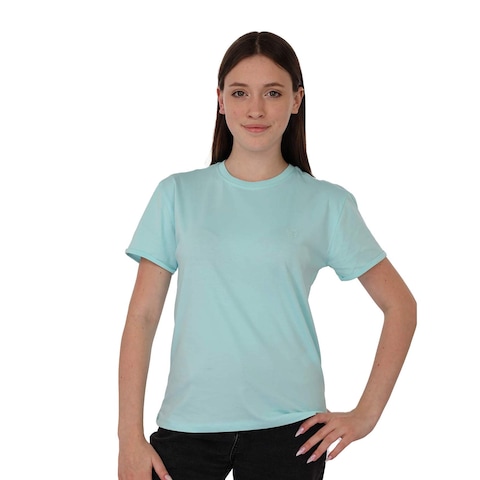 La Collection T-Shirt for Girls - Aqua - 6 Years