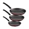 Tramontina Frying Pan Set Red 3 PCS