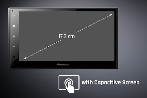 Pioneer DMH-A4450BT 6.8&Prime; AV Receiver with Apple CarPlay, Android Auto and Mirroring for Android