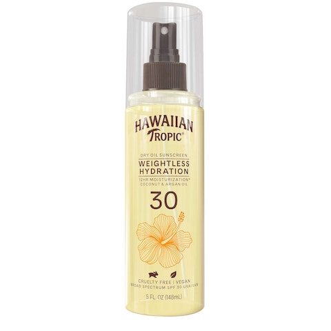 هاوايان تروبيك بخاخ زيت جاف واقي من الشمس SPF30 148 ملل - بني