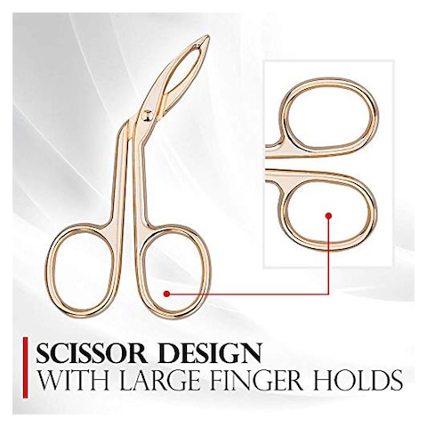 Titania Scissors Tweezers - Gold
