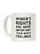muGGyz Printed Quote Coffee Mug White 325ml