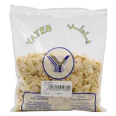 Yateb Almonds Slices 200g