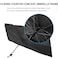Car Front Windshield Sun Shade Foldable Umbrella Car Reflective Sunshade with Storage Pouch Fits Various Windshields Blocks UV Rays and Sun Heat Protection to Keep Your Vehicle Cool (S)