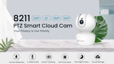 Vimtag 8212 (New), Wireless IP Security Camera,2K Surveillance Camera with Two-Way Audio,2.4Ghz WiFi for Pet Baby Elder Monitor,HD Night Vision