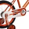 Mogoo Retro Kids Road Bike For 5-8 Years Old Girls &amp; Boys, Adjustable Seat, Handbrake, Reflector, Chainguard, Classic Style, Vintage Basket, 16 Inch Bicycle With Training Wheels, Gift For Kids, Orange