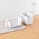 YouCopia Dry+Store Reusable Silicone Bag Storage, Rack Bin, White, YCA-50404