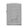 Zippo AE182866 200 Ship On The High Seas Brushed Chrome Windproof Lighter