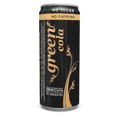 Green Cola Caffeine Free Carbonated Drink 330ml