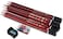 Nataraj HB Pencils 12 Pcs with a sharpener and eraser 621 Ruby Long Lasting