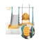 3 In 1 Cartoon Seal Slide Swing Basketball Hoops