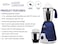 Gratus 600Watts 6002TI Mixer Grinder with 2 Strong Steel Jars, Powerful Copper Motor, Overload Protection, PC unbreakable Lids, 2 years warranty, Made in India (600 Watts - 2 Jar)