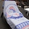 ANEMOSS Sailor Girl Patterned Turkish Peshtemal 100% Cotton Free of Microfiber Synthetic and Polyester Soft Quick Dry Versatile Beach Pool and Bath Peshtemal for Kids and Adults 39x70 in 100x180 cm