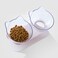 Generic-New Pet Antiskid Double Bowls With Raised Stand Pet Food And Water Bowl Perfect For Cats And Small Dogs Supplies
