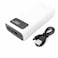 mpBLBERRI BLB-P103 20,000mAh Power Bank Dual USB &amp; Type-c White