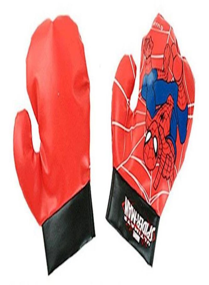 Generic Spiderman Boxing Gloves With Punching Bag