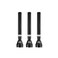 Geepas GFL51026 3 In 1 Rechargeable LED Torch 265mm 3 Pieces Black