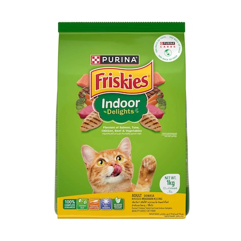 Purina Friskies Indoor Delights Adult Cat Food 1kg