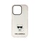 KARL LAGERFELD IML TRANSPARENT CHOUPETTE BODY HARD CASE FOR IPHONE 14 PRO PINK