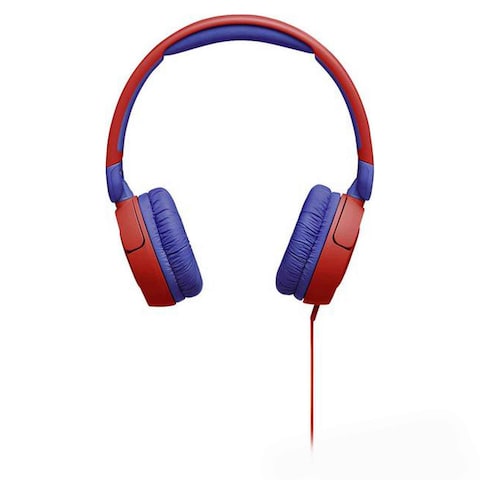 JBL JR310 Wired Headphone Volume Control Over-Ear For Kids Red