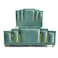 In House Paris Velvet Bed Frame - Single - 200x120 cm - Turquoise