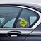 Rubik Baby on Board Car Sign, 2pcs Kids Safety Warning Sign with Suction Cup for Car Rear Window, Reflective Vehicle Car Signs (12x12cm)