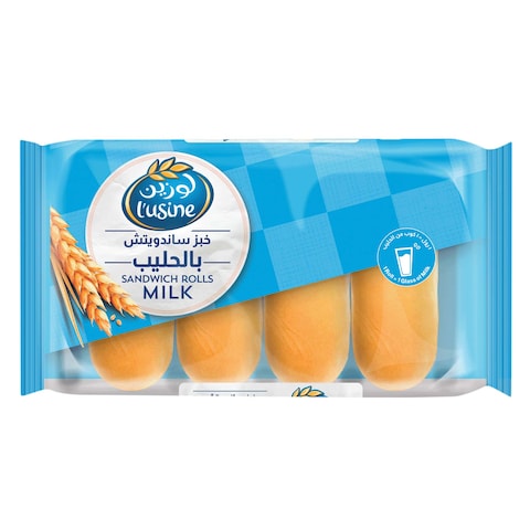 Lusine Sandwich Rolls Milk Bread 200g