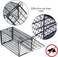 ABBASALI Rat Mouse and Rodent Snap Trap Cage 24cm x 11cm x 11cm (black color) (PACK OF 20PCS)