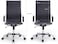 Karnak Modern Executive Office Chair High-Back Faux Leather Premium Quality 360 Swivel Desk Chair Stainless Steel &amp; Adjustable Height, Lumber Support (Black)