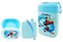 Lion Star Lunch Box For Kids, (Pack of Tiffin, Water Bottle &amp; 1 Big Tiffin Plastic Container) (Single Set), Specially For School Kids, Very Beautiful and Attractive (Multi-colour).