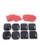 Sunshine - Pack Of 4 Wrist Band Mount For GoPro Hero 3/1/2/3 SJCAM/SJ4000/SJ5000/Xiao/Yi Camera Black