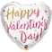Qualatex Valentine&rsquo;s Glitter Foil Balloon- 18-Inch Size- Ombre