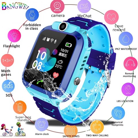 modio MK06 1.44 inch Kids Smart Watch With IP67 Waterproof Camera and Sim Card Slot Pink