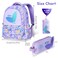 Nohoo Kids 16 Inch School Bag with Pencil Case Combo Mermaid - Purple