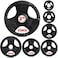 ULTIMAX 2 Pcs 1 Pair Olympic Plate Olympic Bumper Weight Plate, Rubber Barbell Weight to Protect Floor, Smooth Strength Training Plates for Weightlifting-15KG*2